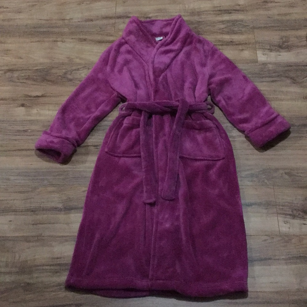 Purple Fuzzy Bathrobe (very soft!)